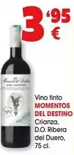 TOP Cash & Carry Momentos del destinos - vino tinto crianza, d.o. ribiera del duero oferta