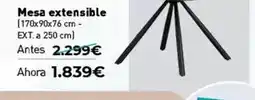 Mubak Mesa extensible oferta