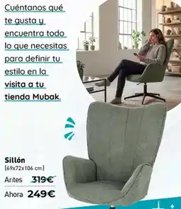 Mubak Sillon oferta