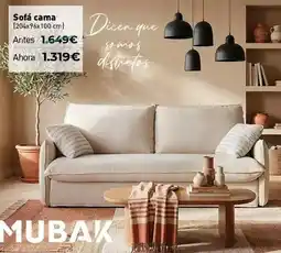 Mubak Sofa cama oferta
