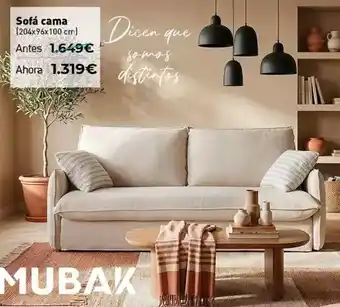 Mubak Sofa cama oferta