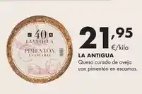 Supermercados Lupa Antigua usanza - queso curado de oveja con pimenton en escamas oferta
