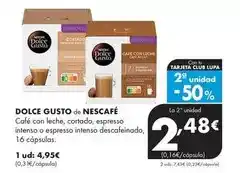 Supermercados Lupa Nescafé - dolce gusto oferta