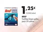 Supermercados Lupa Bref - toallitas limpia gafas oferta