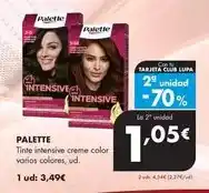 Supermercados Lupa Palette - tinte intensive creme color varios colores oferta