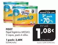 Supermercados Lupa Foxy - papel higienico mega3 oferta