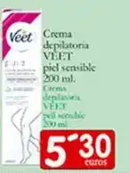 Supermercados Bip Bip Veet - crema depilatoria piel sensibile oferta