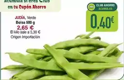 Masymas Origen - judía verde bolsa oferta