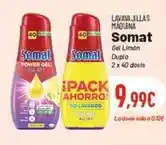 Hiperber Somat - lavavajillas maquina gel limon duplo oferta