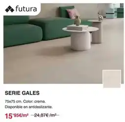 Chafiras Futura - serie gales color: crema oferta