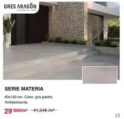 Chafiras Gres aragon - serie materia oferta