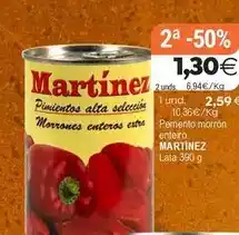 Plenus Supermercados Martínez - pemento morrón enteiro lata oferta