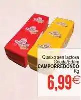 Plenus Supermercados Camporredondo - queixo sen lactosa gouda/ edam oferta