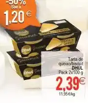 Plenus Supermercados Dhul - tarta de queixo/ biscuit oferta