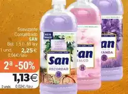 Plenus Supermercados San - suavizante concentrado oferta
