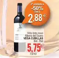 Plenus Supermercados Vega cubillas - vino tinto novo ribera del duero oferta