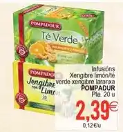 Plenus Supermercados Pompadour - infusions xengibre limón/té verde xengibre laraxa oferta