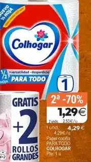 Plenus Supermercados Colhogar - papel cocina para todo oferta