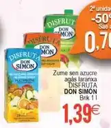 Plenus Supermercados Don simón - zume sen azucre aguas laranxa oferta