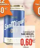 Plenus Supermercados San miguel - cervexa 0,0 lata oferta