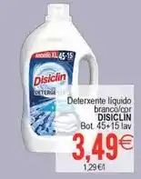 Plenus Supermercados Disiclin - deterxente liquido branco/cor oferta