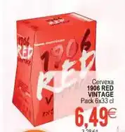 Plenus Supermercados 1906 - red vintage cervexa oferta