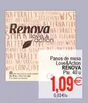 Plenus Supermercados Renova - love&action panos de mesa oferta