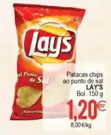 Plenus Supermercados Lay's - patacas chips ao punto de sal oferta
