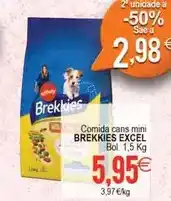 Plenus Supermercados Brekkies - excel comida cans mini oferta