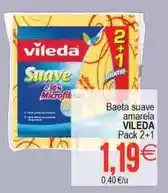 Plenus Supermercados Vileda - baeta suave amarela oferta
