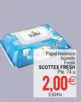 Plenus Supermercados Scottex - papel hixiénico humido fresh fresh oferta