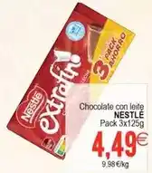 Plenus Supermercados Nestlé - chocolate con leite oferta