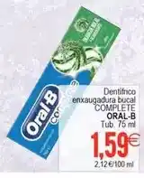 Plenus Supermercados Oral b - complete dentifrico enxaugadura bucal oferta