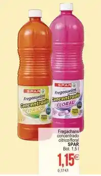 Plenus Supermercados Spar - fregasuelos concentrado citrico/floral oferta