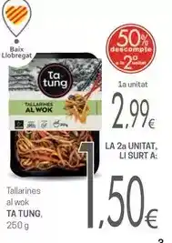 Valvi Supermercats Ta tung - tallarines al wok oferta