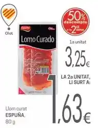 Valvi Supermercats Espuña - llom curat oferta