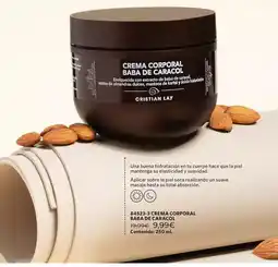 Cristian Lay Cristian lay - crema corporal baba de caracol oferta