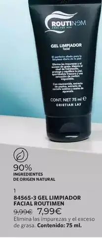 Cristian Lay Cristian lay - gel limpiador facial routimen oferta