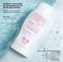 Cristian Lay Cristian lay - sensitive gel de higiene intima oferta