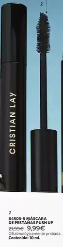 Cristian Lay Cristian lay - mascara de pestanas push up oferta