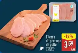 ALDI Filetes de pechuga de pollo oferta