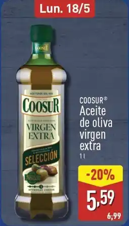 ALDI COOSUR Aceite de oliva virgen extra oferta