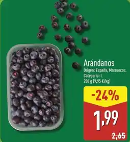 ALDI Arándanos oferta