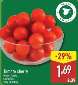 ALDI Tomate cherry oferta