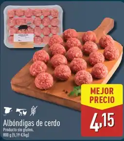 ALDI Albóndigas de cerdo oferta