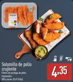 ALDI Solomillo de pollo crujiente oferta