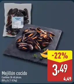 ALDI Mejillón cocido oferta