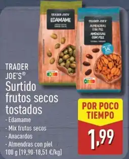 ALDI TRADER JOE'S Surtido frutos secos tostados oferta