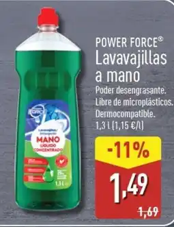 ALDI POWER FORCE Lavavajillas a mano oferta