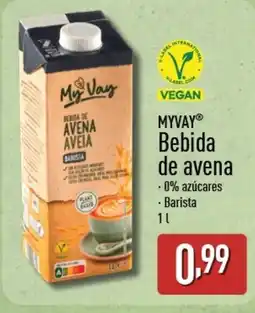 ALDI MYVAY Bebida de avena oferta